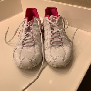 Nike Shox Junior White & Pink